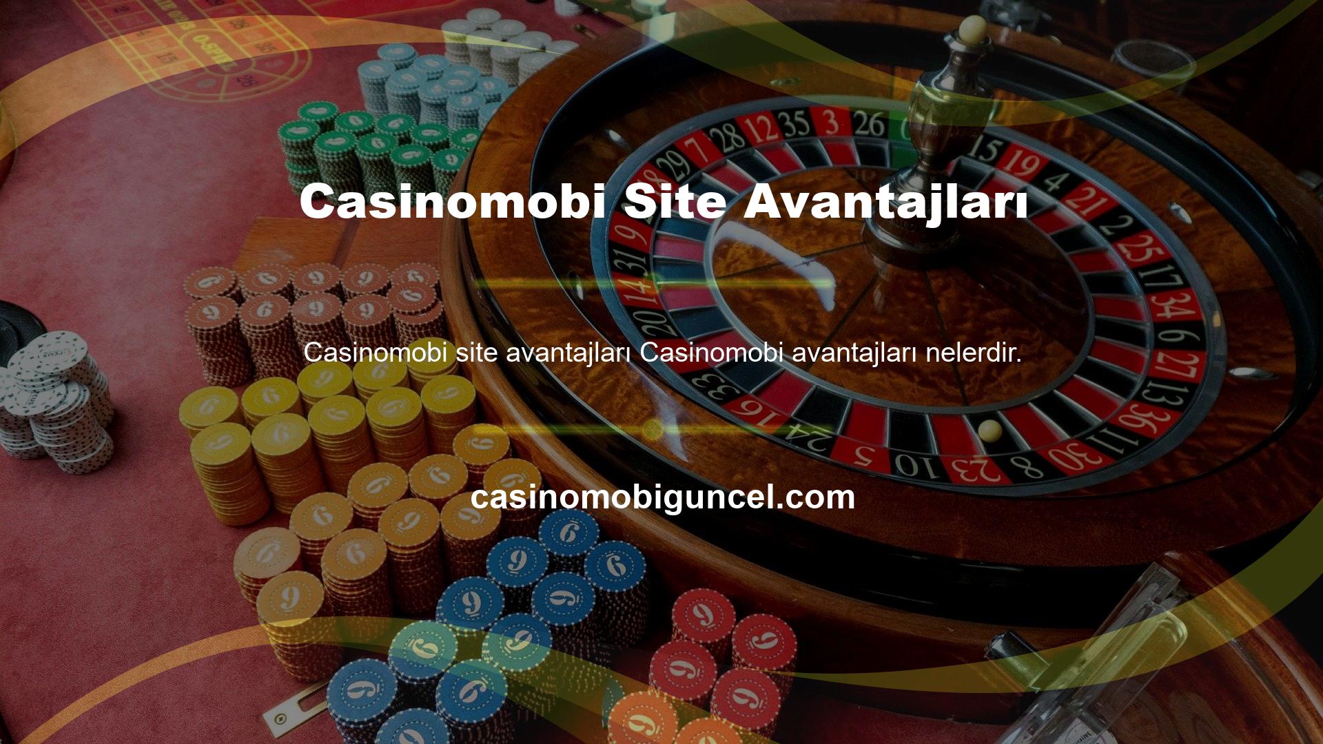 Casinomobi avantajları nelerdir? Web sitesinin müşterinin güvenmesini sağlayan ve herhangi bir sorundan kaçınan birçok faydası vardır